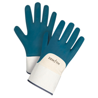 Gants &agrave; poignet de s&eacute;curit&eacute; de poids lourd, 10/T-Grand, R&ecirc;vetement Nitrile, Enveloppe en Coton TGS INDUSTRIEL