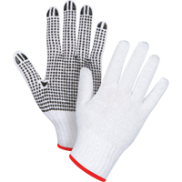 Dotted String Knit Gloves, Poly/Cotton, Single Sided, 7 Gauge, Small TGS INDUSTRIEL