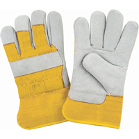 Premium Winter-Lined Fitters Gloves, X-Large, Split Cowhide Palm, Foam Fleece Inner Lining TGS INDUSTRIEL