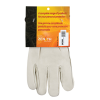 Gants de conducteur doubl&eacute;s pour l'hiver d'usage standard, 2T-Grand, Paume en Cuir fleur de vache, Molleton TGS INDUSTRIEL