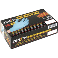Puncture-Resistant Examination Gloves, Medium, Nitrile, 4.5-mil, Powder-Free, Blue TGS INDUSTRIEL