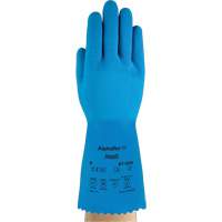 Gants AlphaTec 87-029, Taille Petit/7, 12" lo, Latex de caoutchouc, Doublure en Nylon, 50 mils TGS INDUSTRIEL