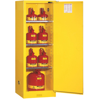 Armoire de s&eacute;curit&eacute; pour produits inflammables EX Slimline Sure-Grip , 22 gal., 1 Porte(s), 23,25" La x 65" h x 18" p TGS INDUSTRIEL