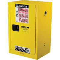 Armoire de s&eacute;curit&eacute; compacte pour produits inflammables EX Sure-Grip, 12 gal., 1 Porte(s), 23,25" La x 35" h x 18" p TGS INDUSTRIEL