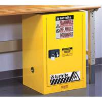 Armoire de s&eacute;curit&eacute; compacte pour produits inflammables EX Sure-Grip, 12 gal., 1 Porte(s), 23,25" La x 35" h x 18" p TGS INDUSTRIEL