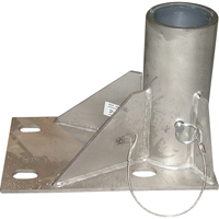 Syst&egrave;mes de sauvetage en espaces clos XTIRPA de Innova - Base de plancher en acier inoxydable TGS INDUSTRIEL