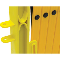 Xpandit Barricade, 36" H x 11.5' L, Black/Yellow TGS INDUSTRIEL