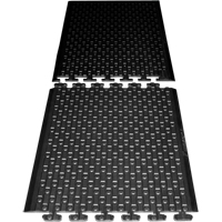 Tapis Rejuvenator Connect No 502, Polyur&eacute;thane, 3' la c, 3' lo, 5/8" &eacute;paisseur, Noir TGS INDUSTRIEL