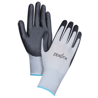 Gants l&eacute;gers enduits et respirants, 10/T-Grand, R&ecirc;vetement Mousse de nitrile, Calibre 13, Enveloppe en Polyester TGS INDUSTRIEL