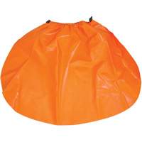 Hard Hat Rain Shield, One Size, Orange, Nylon/PVC TGS INDUSTRIEL