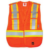 Veste d&eacute;tachable Open Road, Orange haute visibilit&eacute;, Polyester TGS INDUSTRIEL