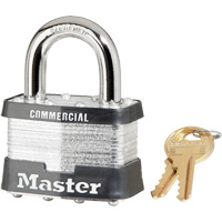 Cadenas lamin&eacute;, Argent, Cl&eacute;s identiques, Acier lamin&eacute;, Largeur de 2" TGS INDUSTRIEL