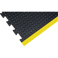 Anti-Fatigue Dome Matting, Bubbled, 3' x 4' x 1/2", Black, Rubber TGS INDUSTRIEL