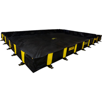 Bermes Rigid-Lock QuickBerm, Capacit&eacute; 2990 gal. US, 20' la x 20' lo x 12" h, Paroi &agrave; piquets TGS INDUSTRIEL