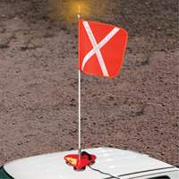 Support porte-drapeau Safety Whip, Fixation Aimant TGS INDUSTRIEL