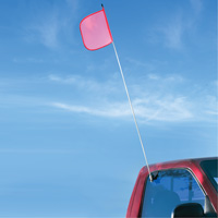 Safety Whip&reg; Light-Duty Whips, Window Mount, 5' High, Orange TGS INDUSTRIEL