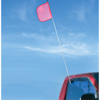 Safety Whip&reg; Light-Duty Whips, Window Mount, 5' High, Orange TGS INDUSTRIEL
