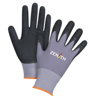 ZX-1 Premium Touchscreen Compatible Gloves, 7/Small, Nitrile/Foam Nitrile Coating, 15 Gauge, Nylon Shell TGS INDUSTRIEL