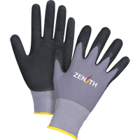 ZX-1 Premium Touchscreen Compatible Gloves, 9/Large, Nitrile/Foam Nitrile Coating, 15 Gauge, Nylon Shell TGS INDUSTRIEL