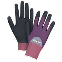 Gants enduits de premi&egrave;re qualit&eacute; ZX-2, 8/Moyen, R&ecirc;vetement Nitrile/Mousse de nitrile, Calibre 18, Enveloppe en Nylon TGS INDUSTRIEL