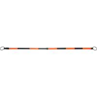 Retractable Cone Bar, 7' 5" Extended Length, Black/Orange TGS INDUSTRIEL