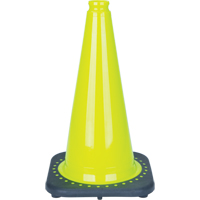 Premium Traffic Cone, 18", Lime Green TGS INDUSTRIEL