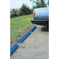 Butoirs pour voitures, Plastique, 6' l, Bleu TGS INDUSTRIEL