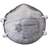 Respirateurs contre les particules 8247, R95, Certifi&eacute; NIOSH TGS INDUSTRIEL