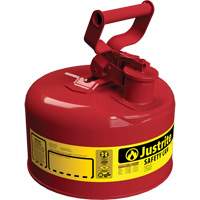Bidons s&eacute;curitaires, Type I, Acier, 1 gal. US, Rouge, Homologu&eacute; FM/List&eacute; UL/ULC TGS INDUSTRIEL