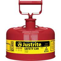Bidons s&eacute;curitaires, Type I, Acier, 1 gal. US, Rouge, Homologu&eacute; FM/List&eacute; UL/ULC TGS INDUSTRIEL