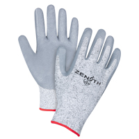 Gants &eacute;lastiques sans coutures r&eacute;sistants &agrave; la coupe, Taille Petit/7, Calibre 13, Rev&ecirc;tement Nitrile, Enveloppe en PEHP, ANSI/ISEA 105 niveau 2/EN 388 niveau 3 TGS INDUSTRIEL