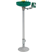 Poste de douche oculaire/faciale Axion, Installation Socle, Bol Plastique TGS INDUSTRIEL