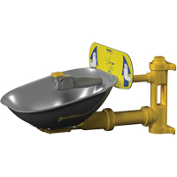 Halo Eyewash Stations, Wall-Mount Installation, Stainless Steel Bowl TGS INDUSTRIEL