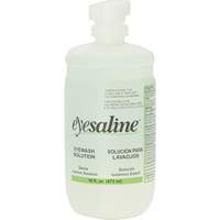 Bouteilles de solution saline pour douche oculaire, Bouteille Plein, 16 oz TGS INDUSTRIEL