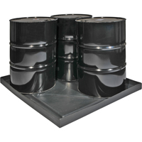 Coquilles de d&eacute;versements Econo Spill Shells , 51" lo x 47" la x 5" h, Cap. de d&eacute;versement 36 gal. US TGS INDUSTRIEL