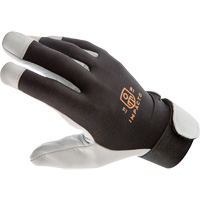 Gants antivibrations Air Glove, Taille Moyen, Paume Cuir perl&eacute; TGS INDUSTRIEL