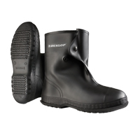10" Black Overboots, PVC, Snap Closure, Fits Men's 6 - 7 TGS INDUSTRIEL