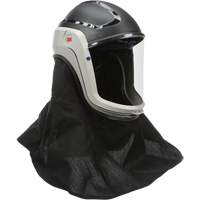 Assemblage de casque Versaflo avec visi&egrave;re de premi&egrave;re qualit&eacute; et enveloppe r&eacute;sistante aux flammes, Universel, Casque rigide, Bavette Simple TGS INDUSTRIEL