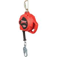 Rebel Self Retracting Lifeline, 33', Galvanized Steel, Swivel TGS INDUSTRIEL