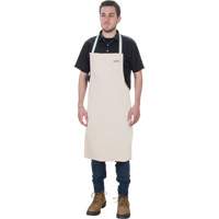 Apron, Cotton, 36" L x 29" W, Natural TGS INDUSTRIEL