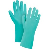 Gants r&eacute;sistants aux produits chimiques &agrave; prise en losange, Taille 9, 13" lo, Nitrile, Doublure en Ouat&eacute;e, 15 mils TGS INDUSTRIEL