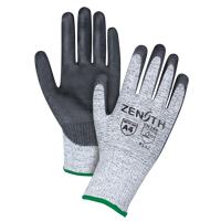 Gants &eacute;lastiques sans coutures r&eacute;sistants &agrave; la coupe, Taille Moyen/8, Calibre 13, Rev&ecirc;tement Polyur&eacute;thane, Enveloppe en PEHP, ANSI/ISEA 105 niveau 4/EN 388 niveau 5 TGS INDUSTRIEL