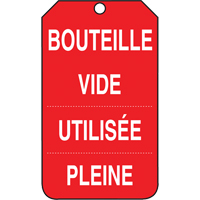 &eacute;tiquettes de s&eacute;curit&eacute; d'inspection et de contr&ocirc;le de l'&eacute;tat de l'&eacute;quipement, Papier cartonn&eacute;, 3-3/8" la x 5-7/8" h, Français TGS INDUSTRIEL