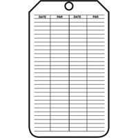 &eacute;tiquettes de s&eacute;curit&eacute; d'inspection et de contr&ocirc;le de l'&eacute;tat de l'&eacute;quipement, Papier cartonn&eacute;, 3-1/8" la x 5-7/8" h, Français TGS INDUSTRIEL