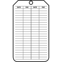 &eacute;tiquettes de s&eacute;curit&eacute; d'inspection et de contr&ocirc;le de l'&eacute;tat de l'&eacute;quipement, Papier cartonn&eacute;, 3-1/8" la x 5-7/8" h, Français TGS INDUSTRIEL