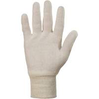 Gants tricot&eacute;s Superior ML80K, Taille unique, Blanc, Non doubl&eacute;, Poignet en tricot TGS INDUSTRIEL