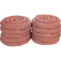Remblais tubulaires absorbants, Mati&egrave;res dangereuses, Absorption 45 gal., 3" la x 10' lo, Pqt de 10 TGS INDUSTRIEL
