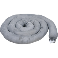 Remblais tubulaires absorbants, Universel, Absorption 40 gal., 3" la x 10' lo, Pqt de 10 TGS INDUSTRIEL