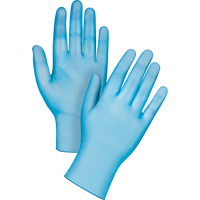 Medical-Grade Disposable Gloves, Small, Vinyl, 4.5-mil, Powder-Free, Blue, Class 2 TGS INDUSTRIEL