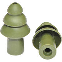 Embouts de rechange pour bouchons d'oreilles BattlePlugs, Sans cordon, Vrac - Sac en poly, 24 dB NRR, Moyen TGS INDUSTRIEL